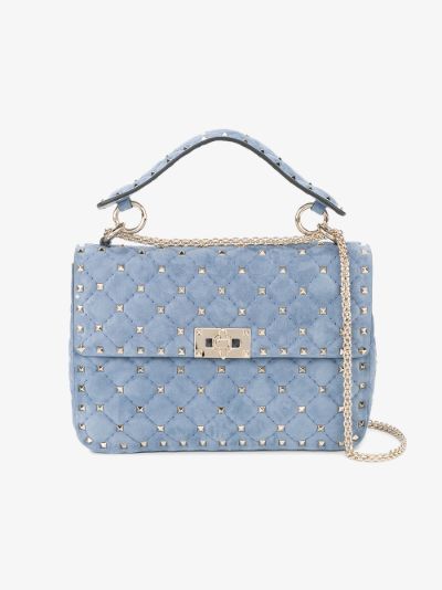 valentino rockstud blue bag