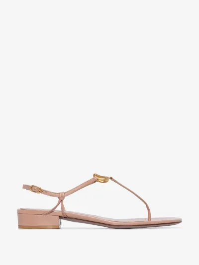 valentino flip flops pink