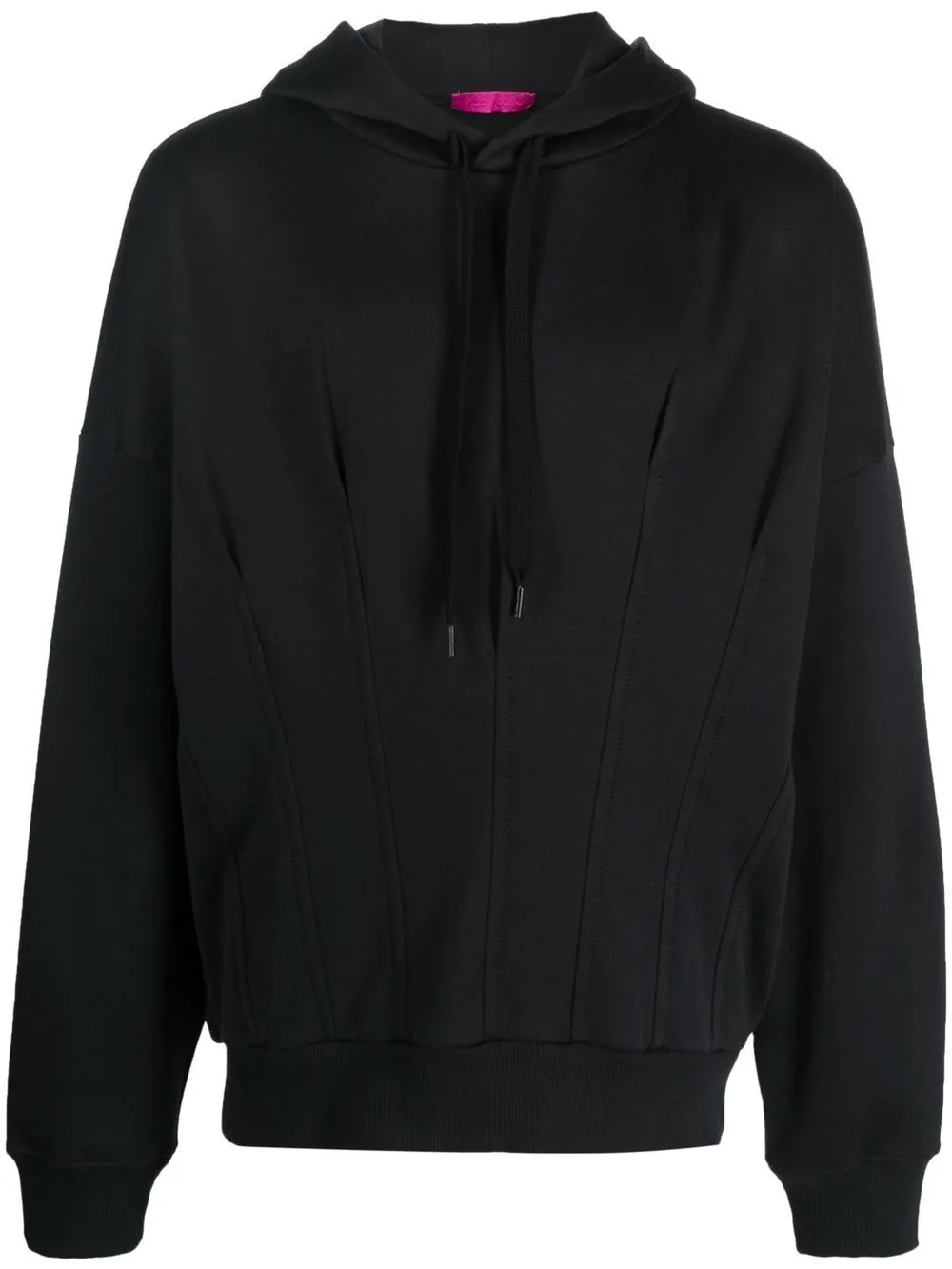 Pleated sleeve hoodie on sale