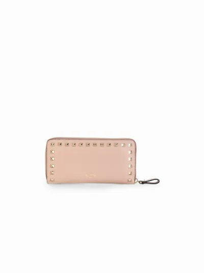 Valentino garavani portafoglio rockstud - rosa farfetch portafogli donna -  Stileo.it