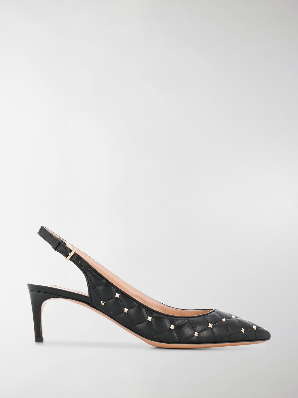valentino rockstud spike flat