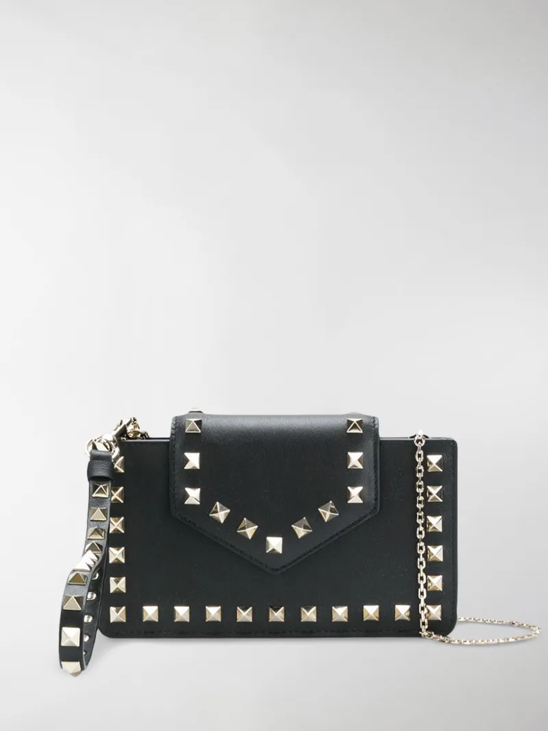valentino rockstud clutch bag