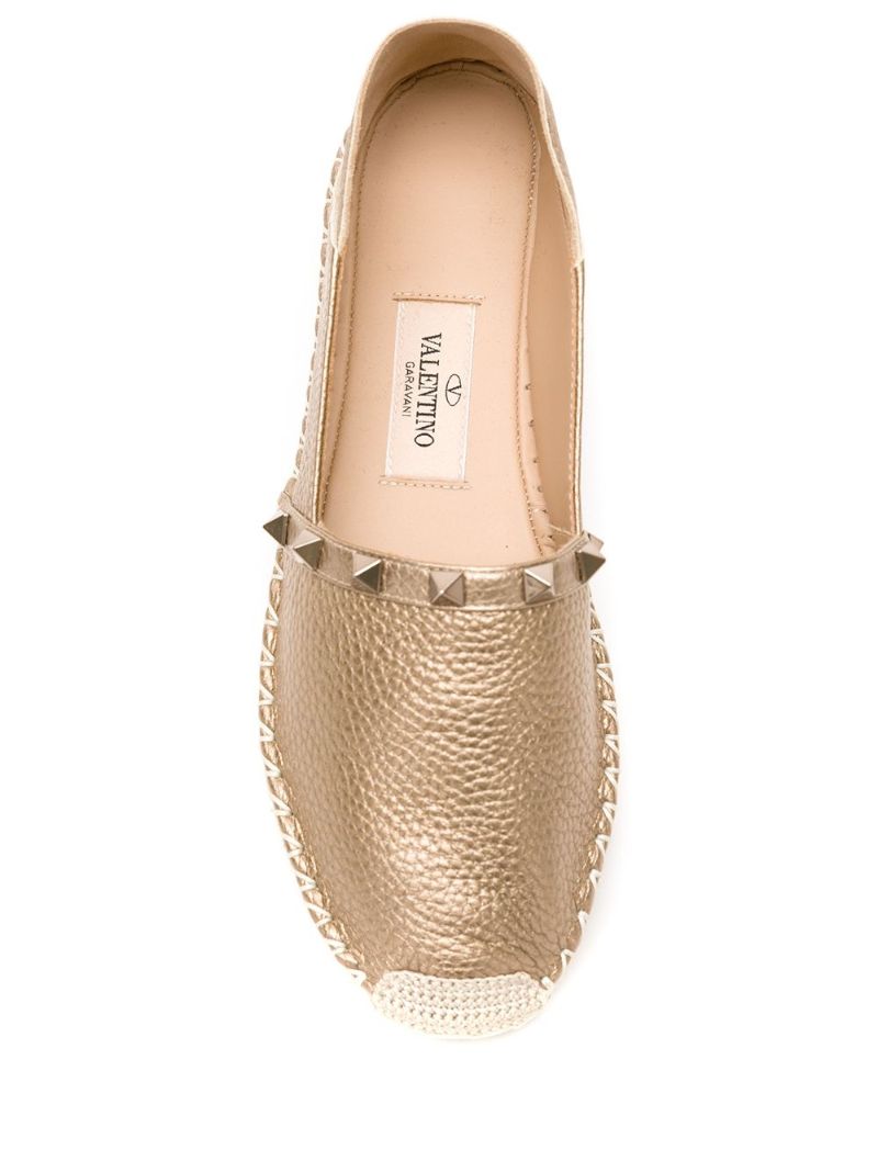 valentino espadrilles gold