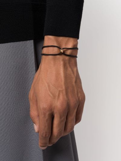 Valentino hot sale leather bracelet