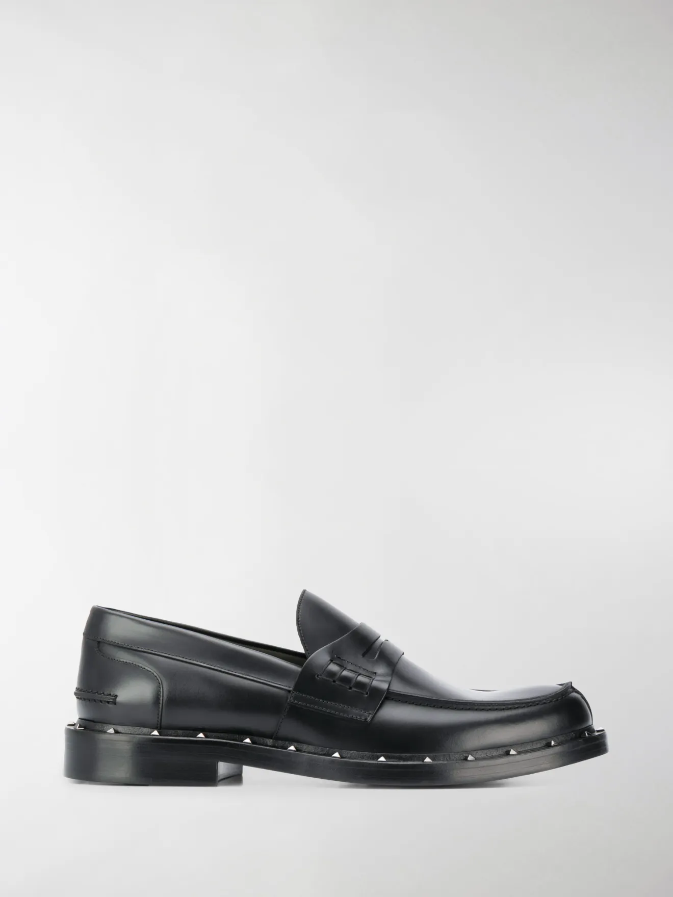 valentino studded loafers