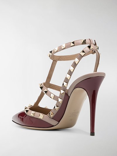 Valentino Garavani Rockstud Pumps Red Modes