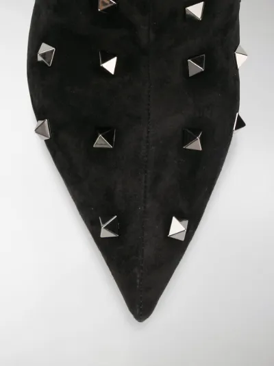 valentino rockstud spike boots