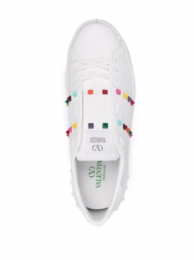 Valentino on sale rainbow sneakers