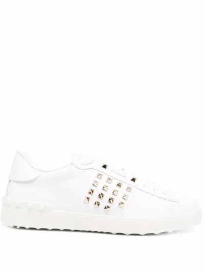 Valentino Garavani Rockstud Untitled slip-on sneakers white | MODES