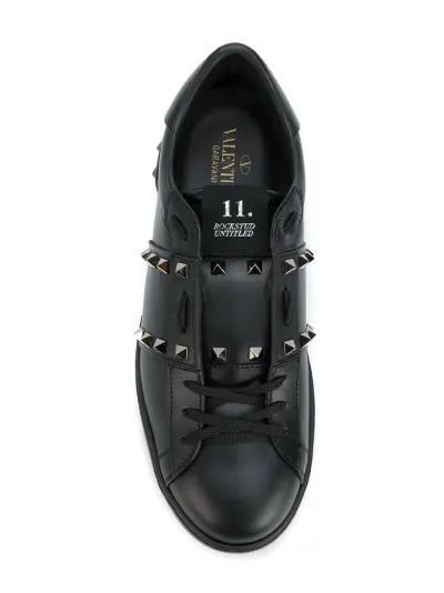 Valentino Garavani Rockstud Untitled sneakers black | MODES