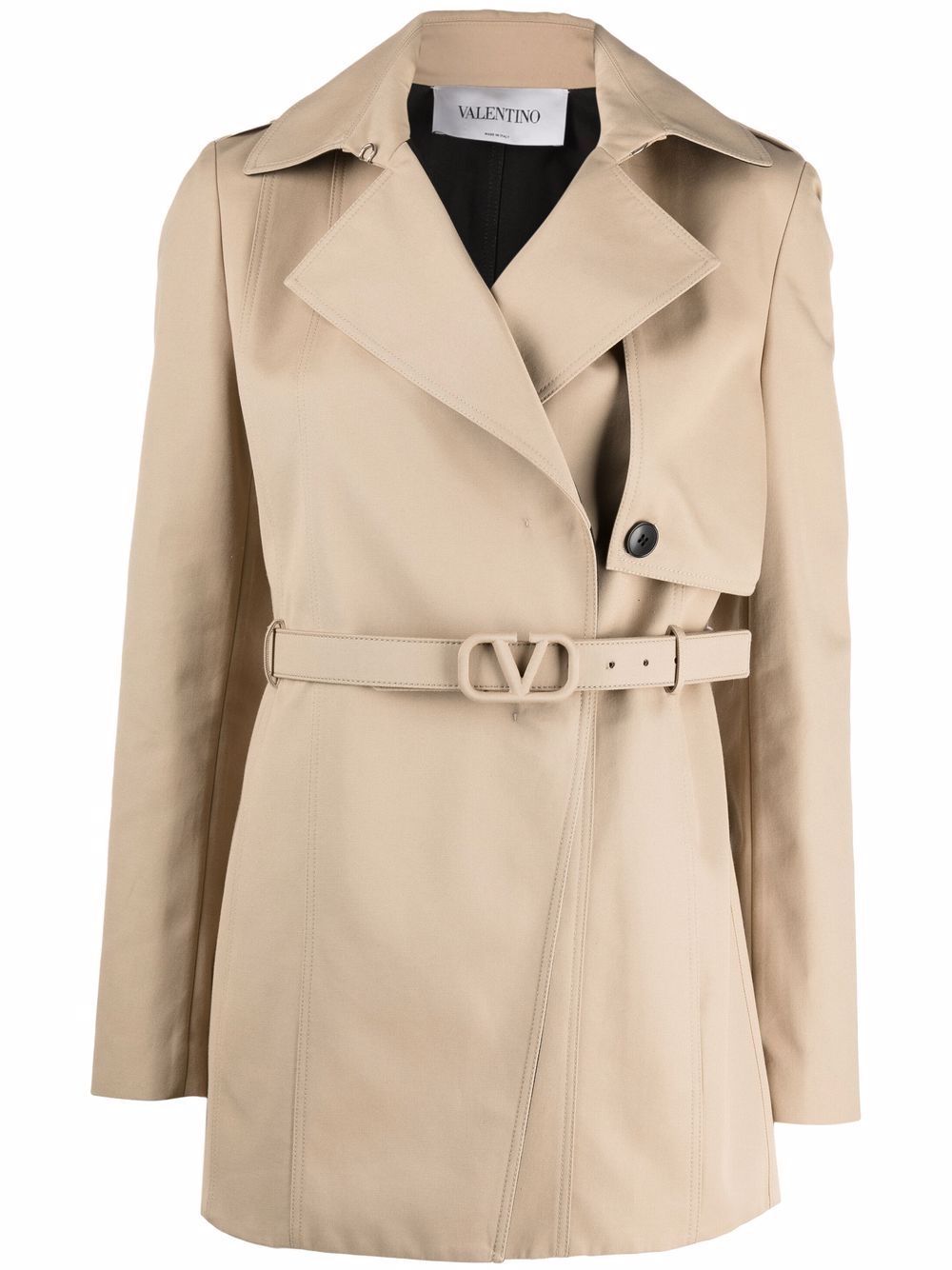 short gabardine trench coat | Valentino Garavani | Eraldo.com FR