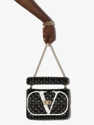 valentino spike shoulder bag