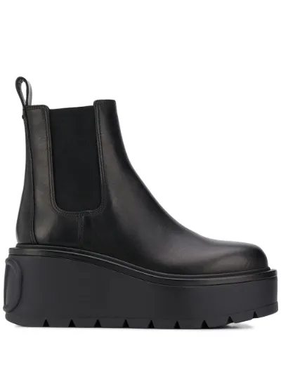 Valentino Garavani Uniqueform leather 85mm ankle boots 