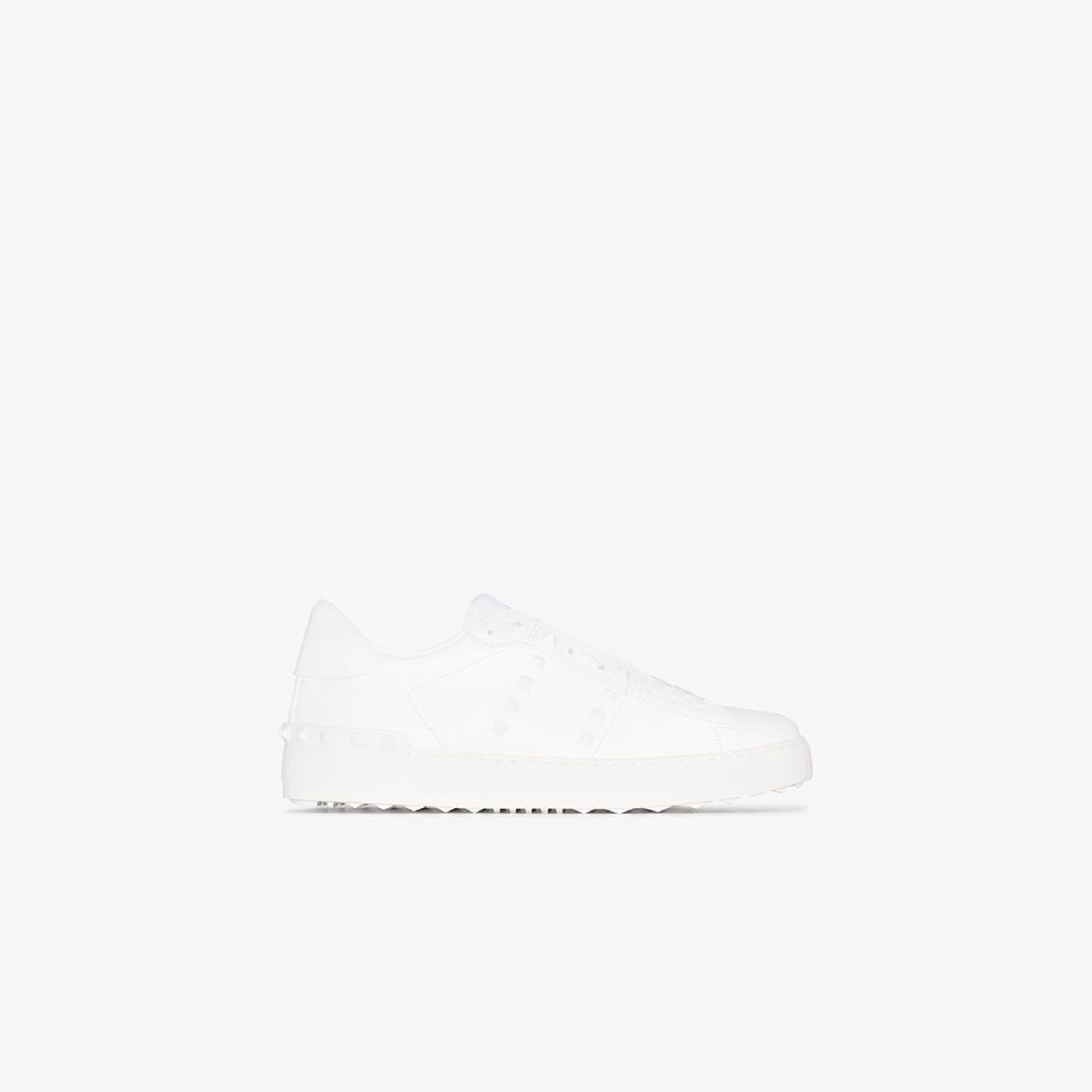 valentino open low rockstud untitled sneaker