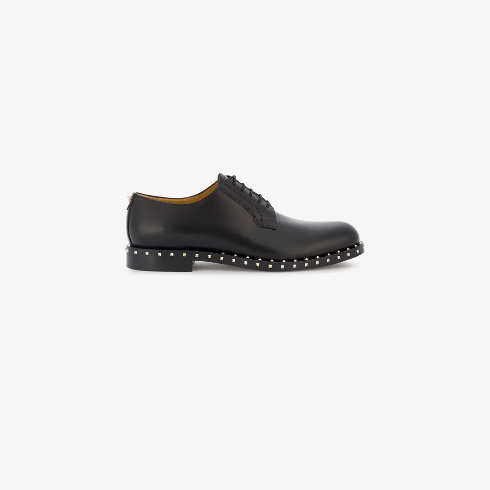 valentino garavani roman stud derby shoes