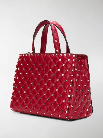 valentino quilted tote bag