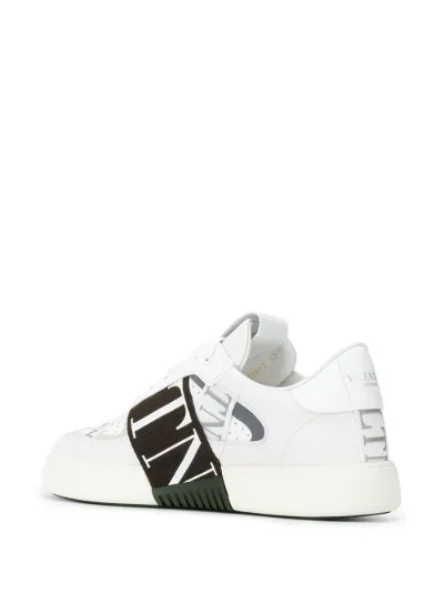 Valentino Garavani VL7N panelled logo-print sneakers white | MODES