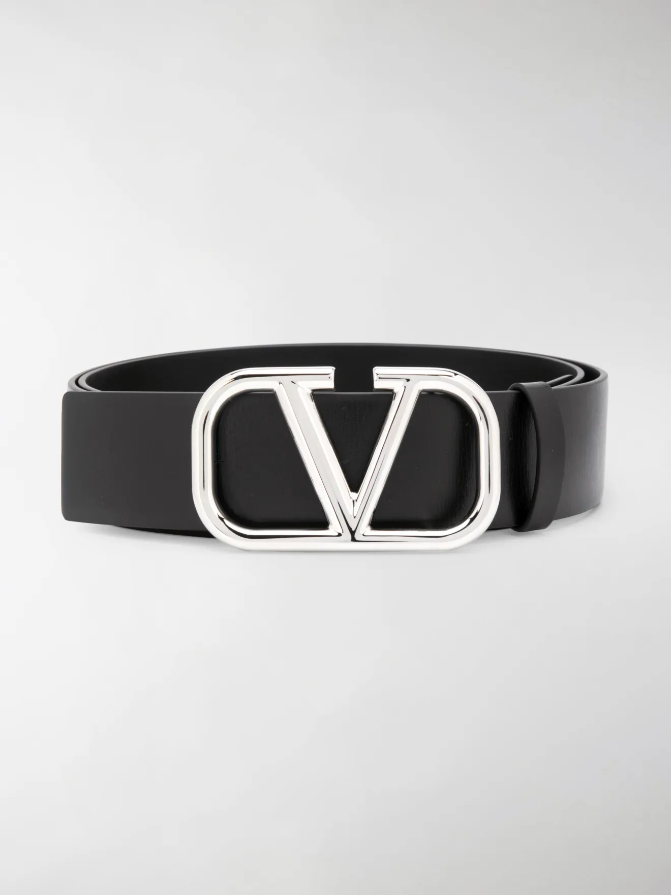 valentino belt silver