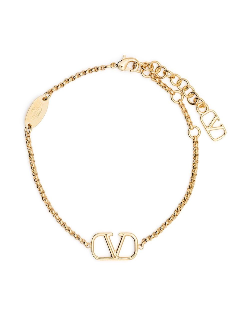 Valentino Garavani Vlogo Signature Chain Bracelet - Gold - One Size