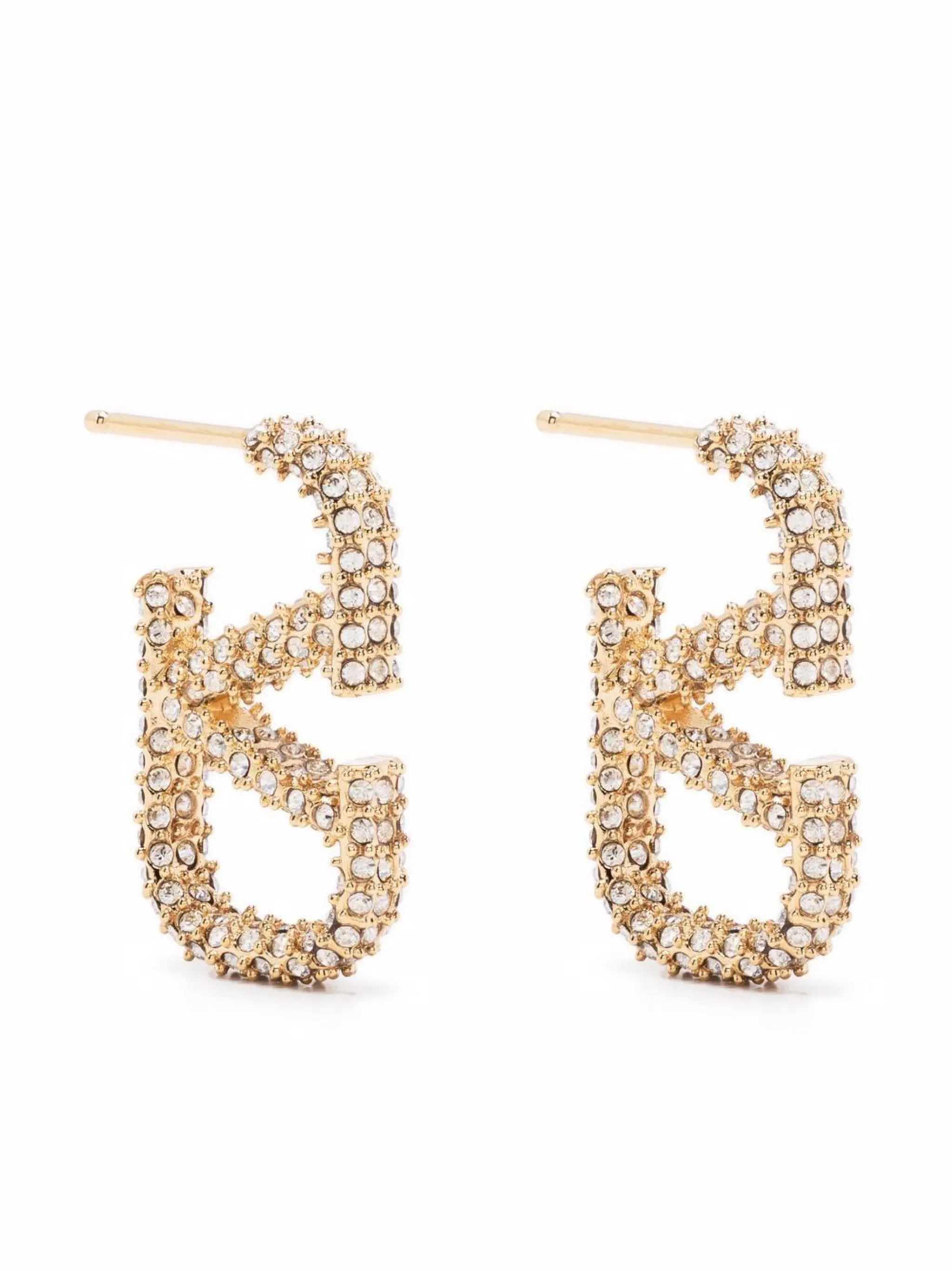 Valentino crystal earrings sales