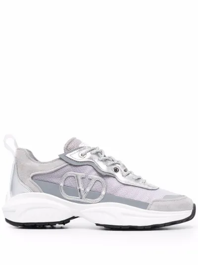 Valentino Garavani Chunky V-Logo Sneakers Leather Rose Quartz | Low-Top  Sneaker | fashionette
