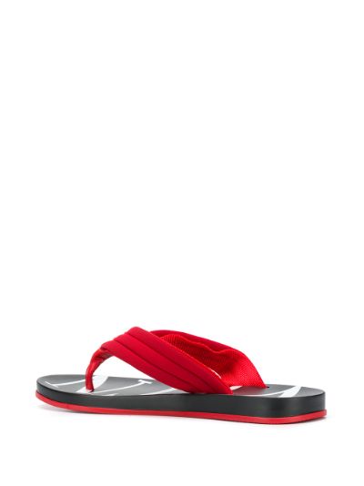 valentino flip flops red