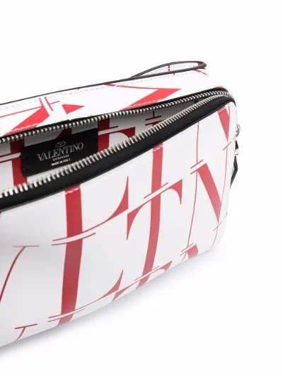 Valentino Garavani VLTN-print belt bag white | MODES