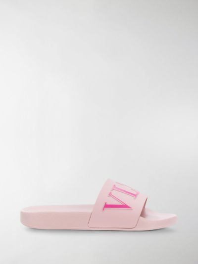 Valentino Garavani VLTN slides pink | MODES