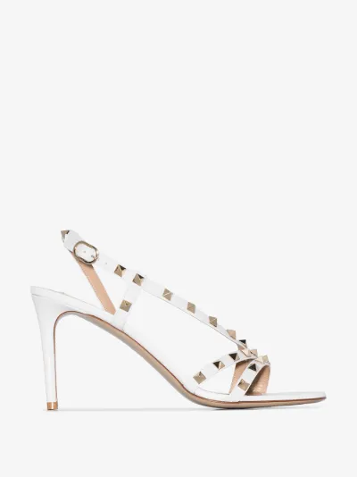 white valentino sandals