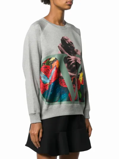 【送料&関税込】Valentino Graphic Printed Sweatshirt Valentino GRAPHIC PRINTED SWEATSHIRT | netdressed | REVERSIBLE