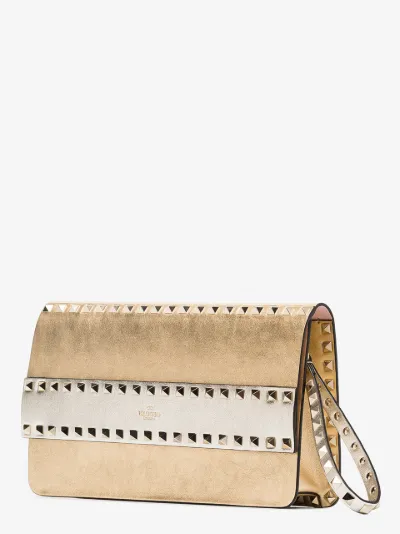 valentino clutch gold