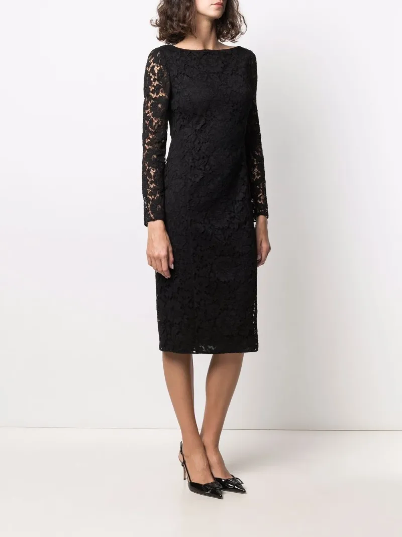 mid length lace dress