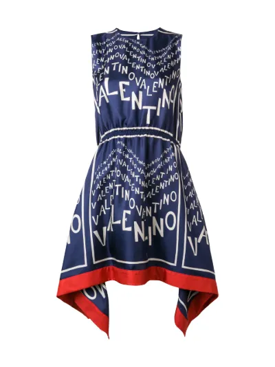 valentino print dress
