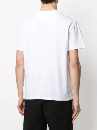 Valentino logo-print short-sleeve T-shirt white | MODES