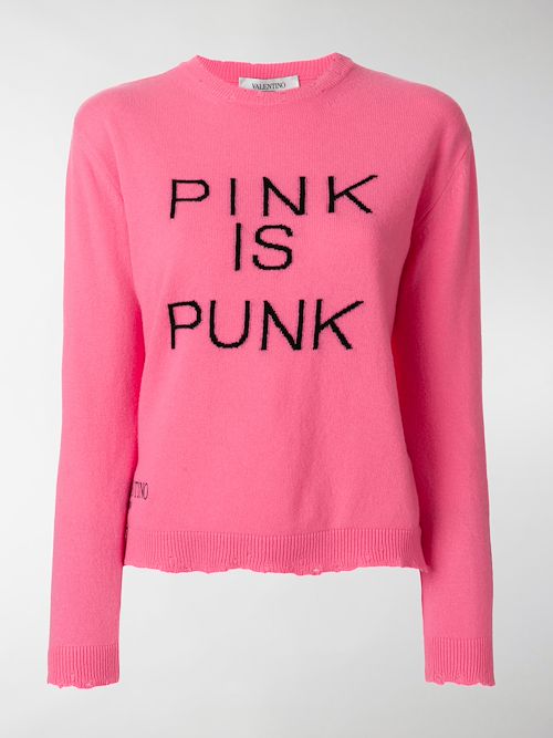 Valentino - Maglione Pink Is Punk