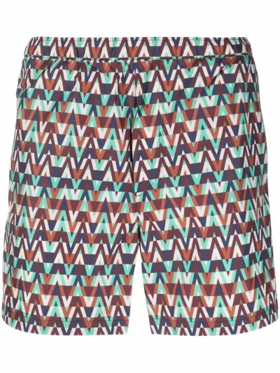 optical Valentino print swimming shorts | Valentino | Eraldo.com