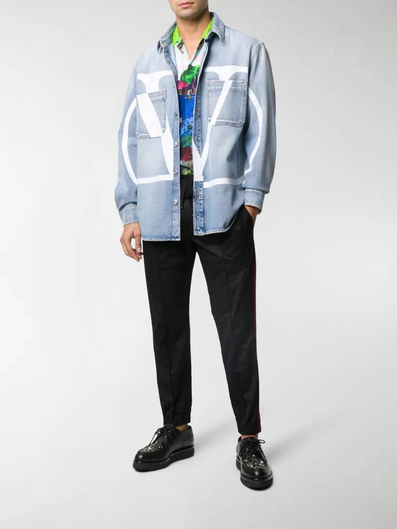 valentino denim shirt