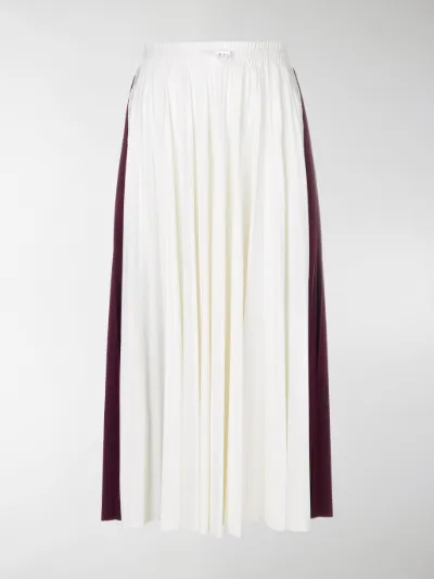 Valentino - pleated midi skirt