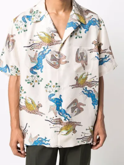 Valentino printed short-sleeve shirt 