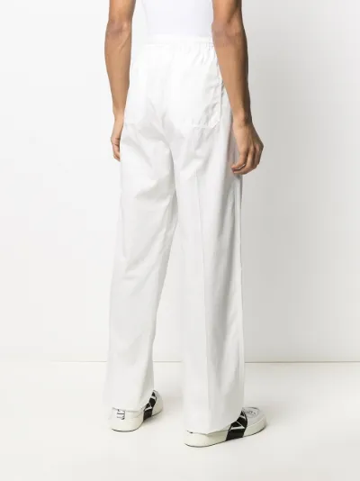 wide leg drawstring trousers