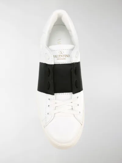valentino sneakers white and black