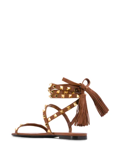 valentino lace up sandals