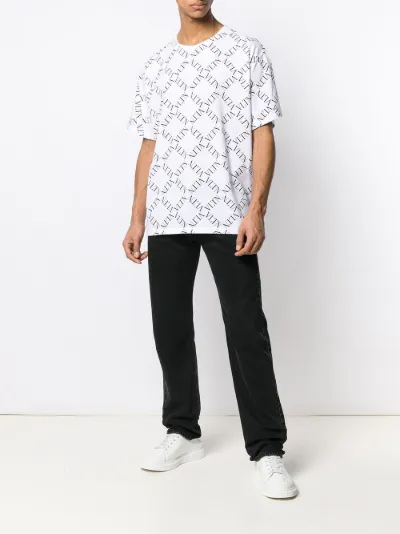 Valentino VLTN grid T-shirt white | MODES