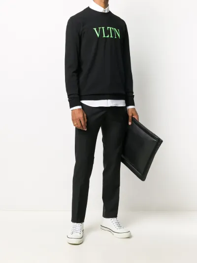 valentino black jumper