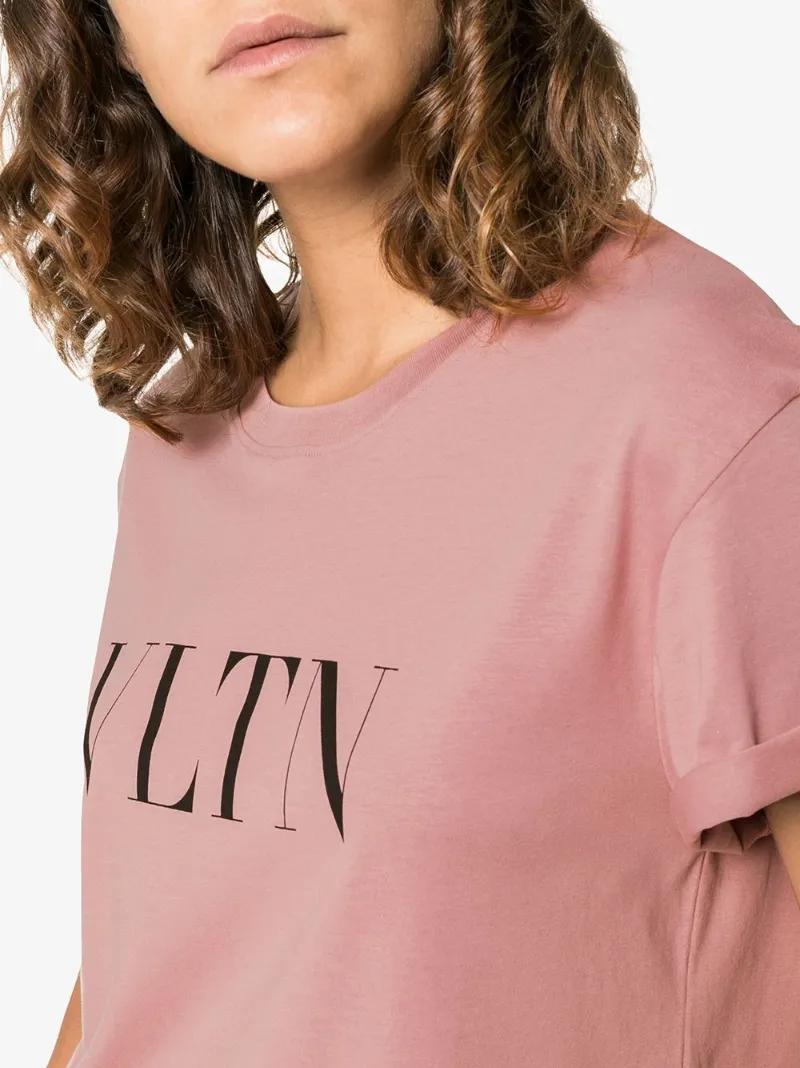 Valentino VLTN print T-shirt pink | MODES