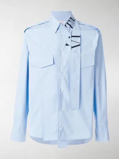 valentino blue shirt