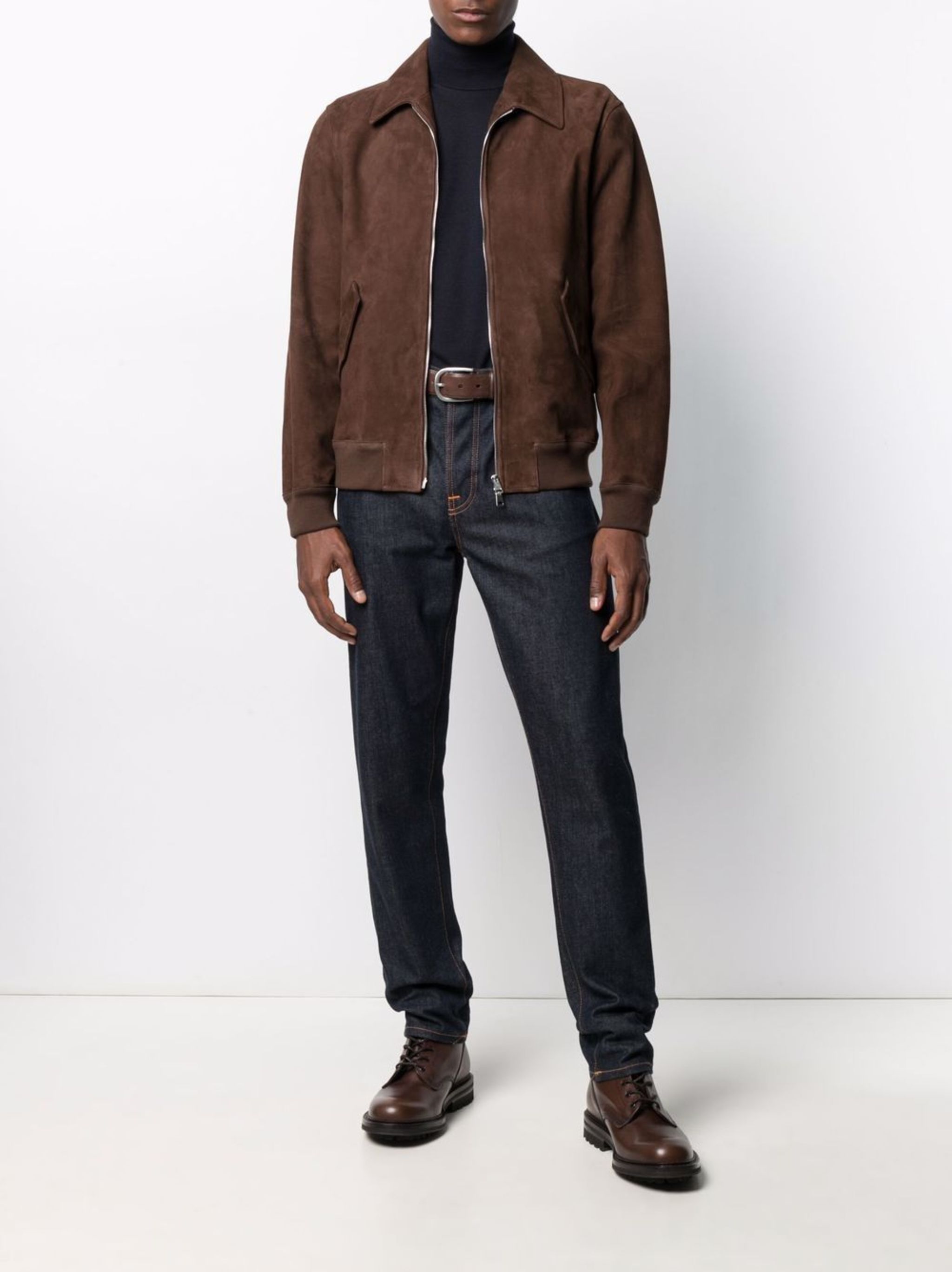 zip-up leather shirt jacket | Valstar | Eraldo.com