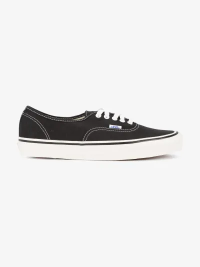vans authentic black suede trainers