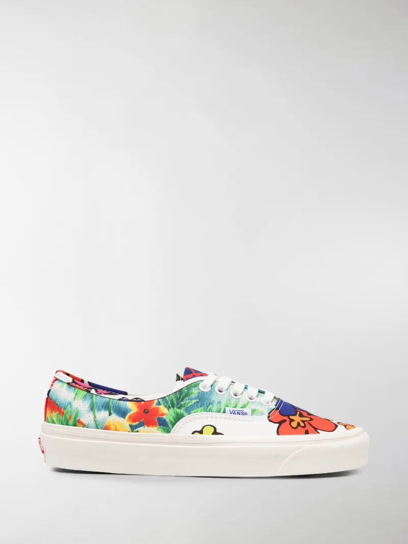 flower print vans
