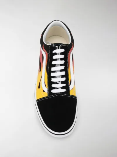 vans flame old skool shoes